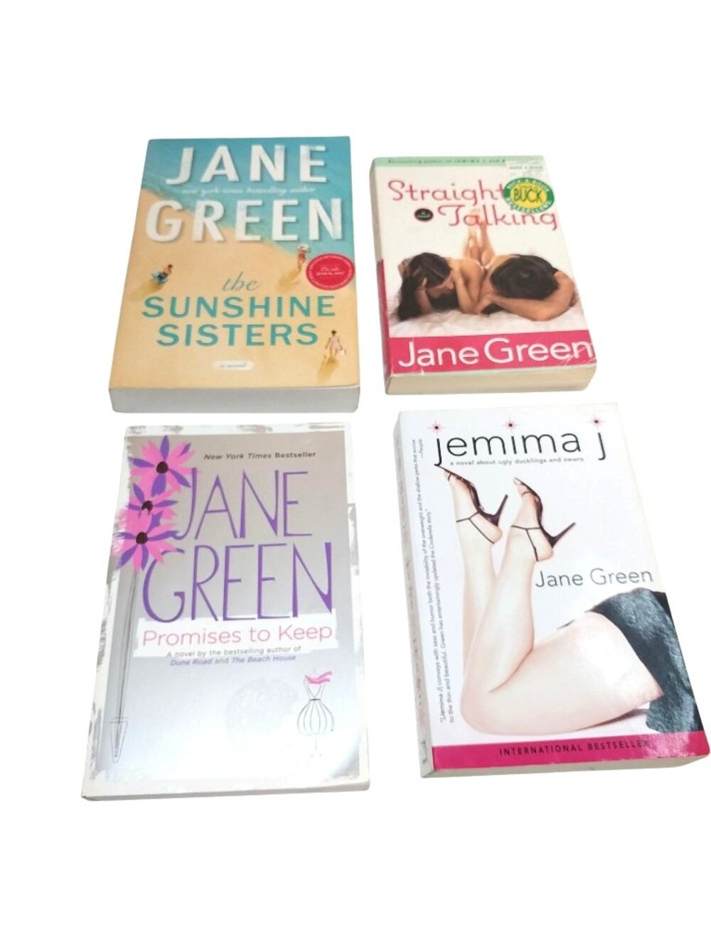 Jane Green Book Lot of 4 Jemima J Sunshine Sisters Promises To Keep